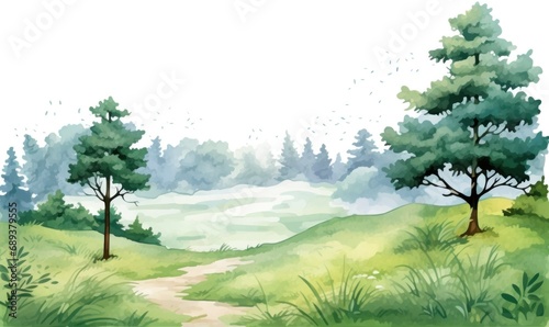 watercolor nature illustration
