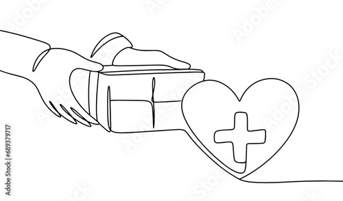  Charity. Medicine. One line