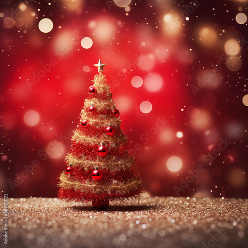 christmas tree with snow © AlazySM