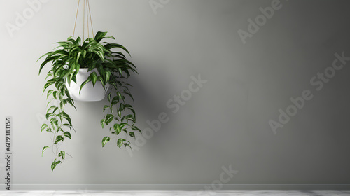 Hanging plant on a wall  plants  interior  green interior  nature  house plant  indoor garden  indoor house plants