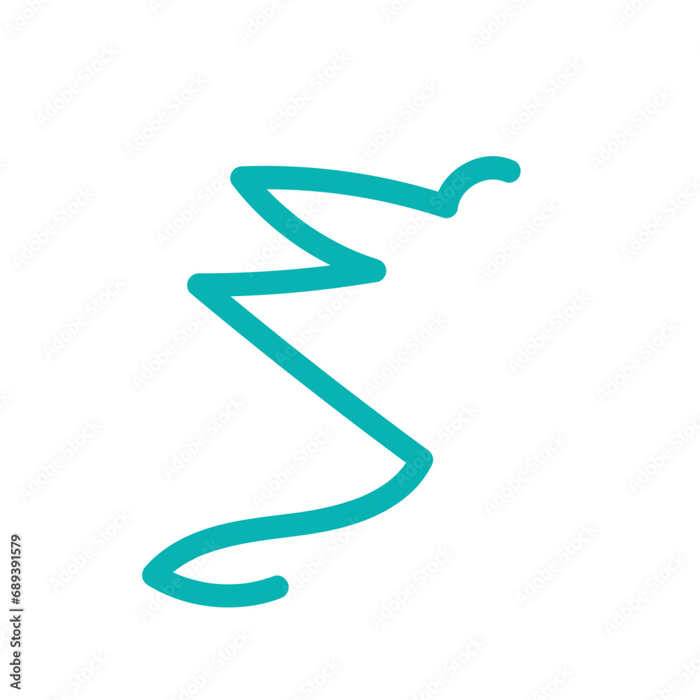Colourful Lines scribble doodle vector Colourful Lines scribble doodle vector