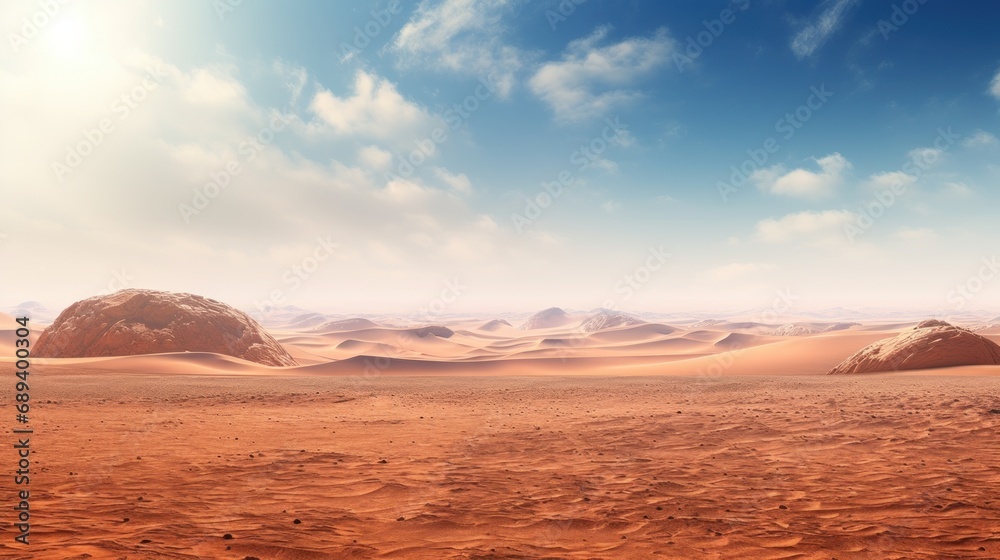 Desert landscape UHD wallpaper