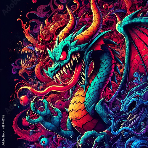 dragon cartoon design