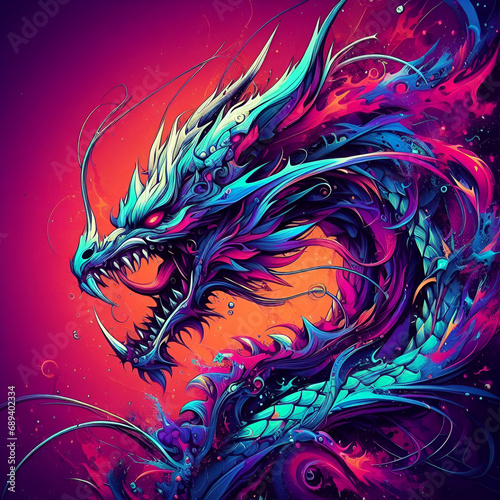 dragon cartoon design