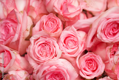 Bouquet de roses pastel  arri  re plan de bouquet de fleurs  gros plan