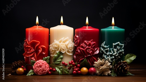 candle and decorations