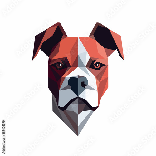 Fototapeta Naklejka Na Ścianę i Meble -  Boxer dog in cartoon, doodle style. Isolated 2d vector illustration in logo, icon, sketch style, Eps 10. AI Generative