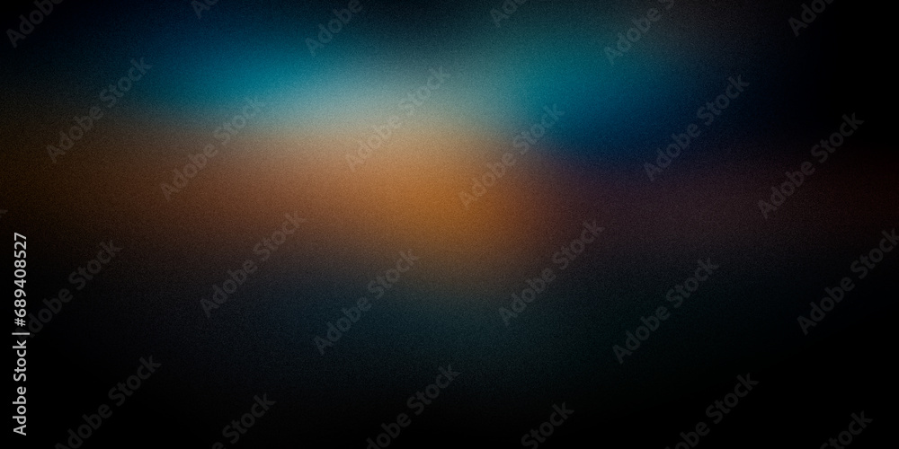 Yellow orange turquoise azure blue wide background. Blurred pattern with noise effect. Grainy website banner, desktop, template, digital gradient. Vintage style Christmas New Year Valentine Halloween Yellow orange turquoise azure blue wide background. Blurred pattern with noise effect. Grainy website banner, desktop, template, digital gradient. Vintage style Christmas New Year Valentine Halloween