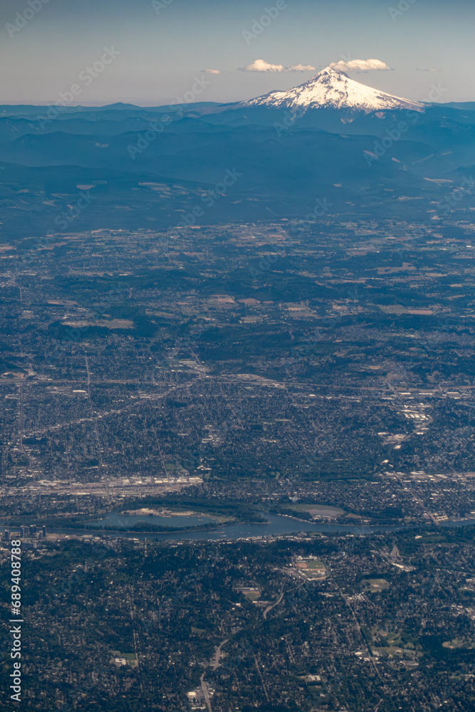 Portland and Mount Hood Portland and Mount Hood