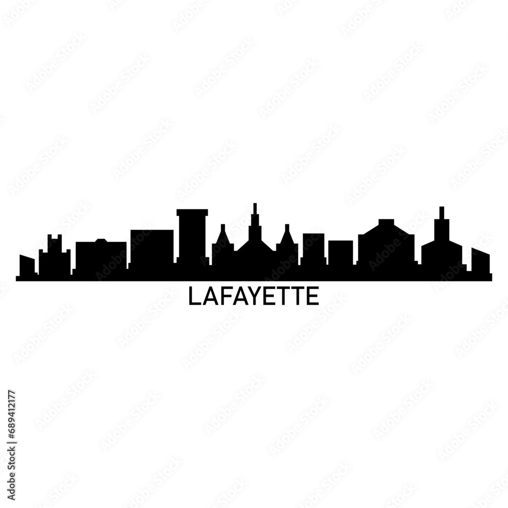 Lafayette skyline