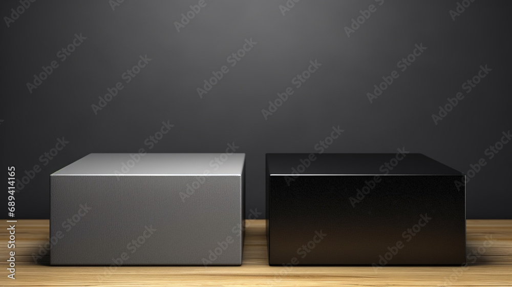 black box on a table black box on a table