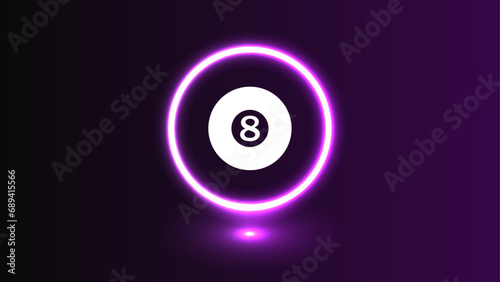 number eight ball
