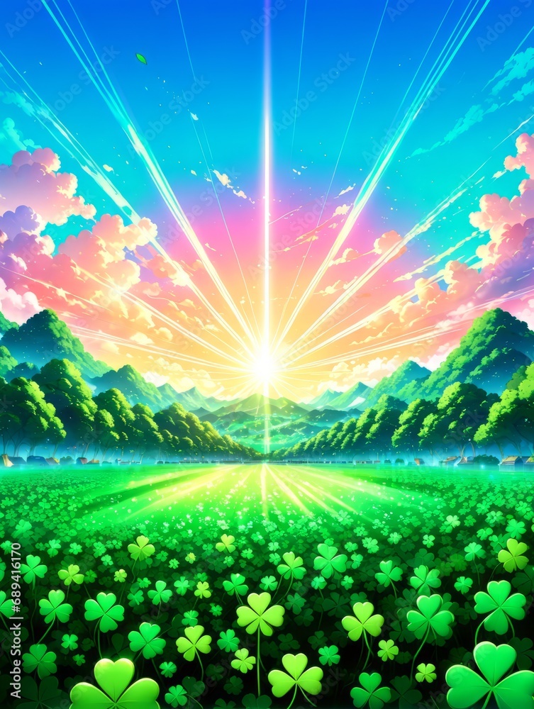 Obraz premium Four Leaf Clover