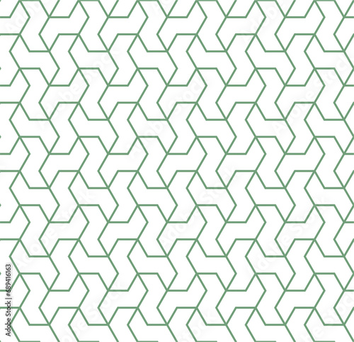 Seamless geometric pattern with a modern style
