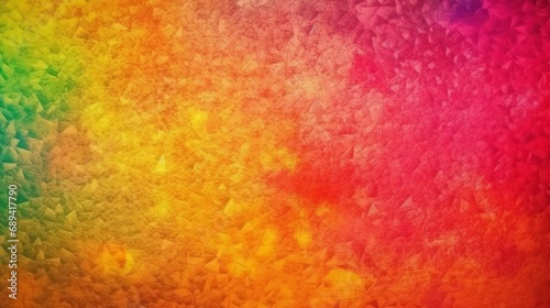 Gold red pink coral peach orange yellow lemon lime green abstract background for design. Color gradient, ombre. Colorful, multicolor, mix, iridescent, bright, fun. Rough, grain, noise, grungy.Template