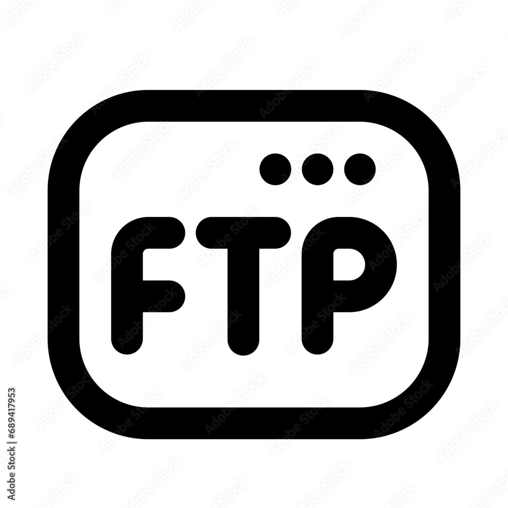 FTP Line UI Icons FTP Line UI Icons