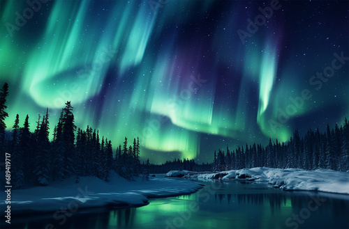 Aurora Borealis : the Northern Lights in their glory © Ben