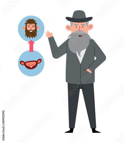 charles darwin explain the evolution theory