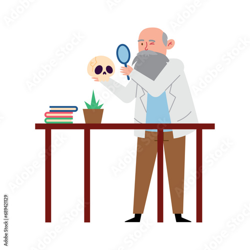 charles darwin studying