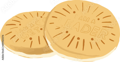 Girl Scout Cookies - Vector Art