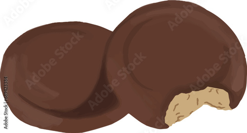 Girl Scout Cookies - Vector Art