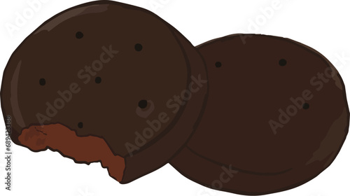 Girl Scout Cookies - Vector Art