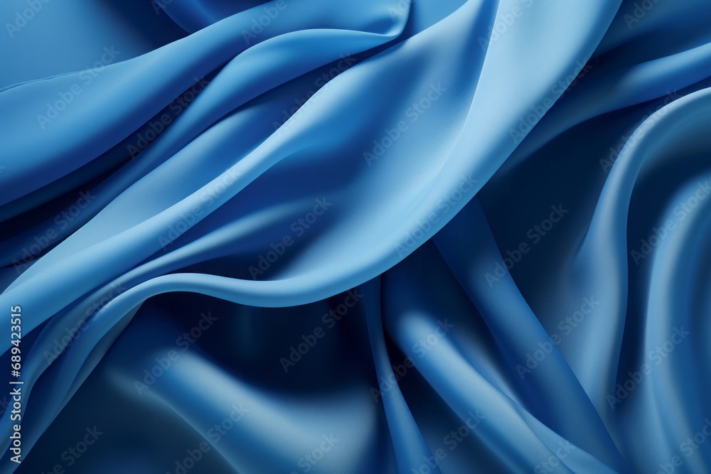 Luxurious satin fabric in rich blue, flowing with graceful folds, symbolizing elegance and fluidity.
Luxurious satin fabric in rich blue, flowing with graceful folds, symbolizing elegance and fluidity.