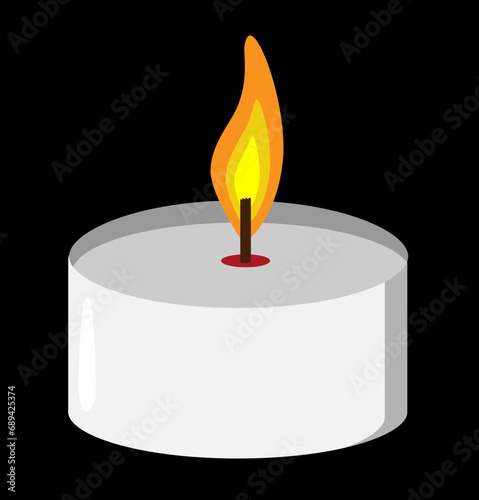 A small candle icon that lights up the darkness,
어둠을 밝히는 작은 촛불 아이콘
