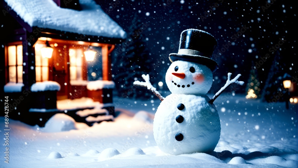 Obraz premium Snowman