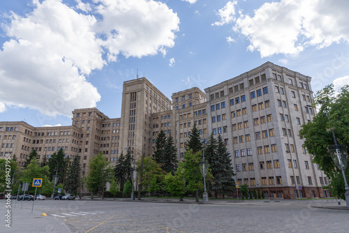 exterior of Kharkiv university at svobody square