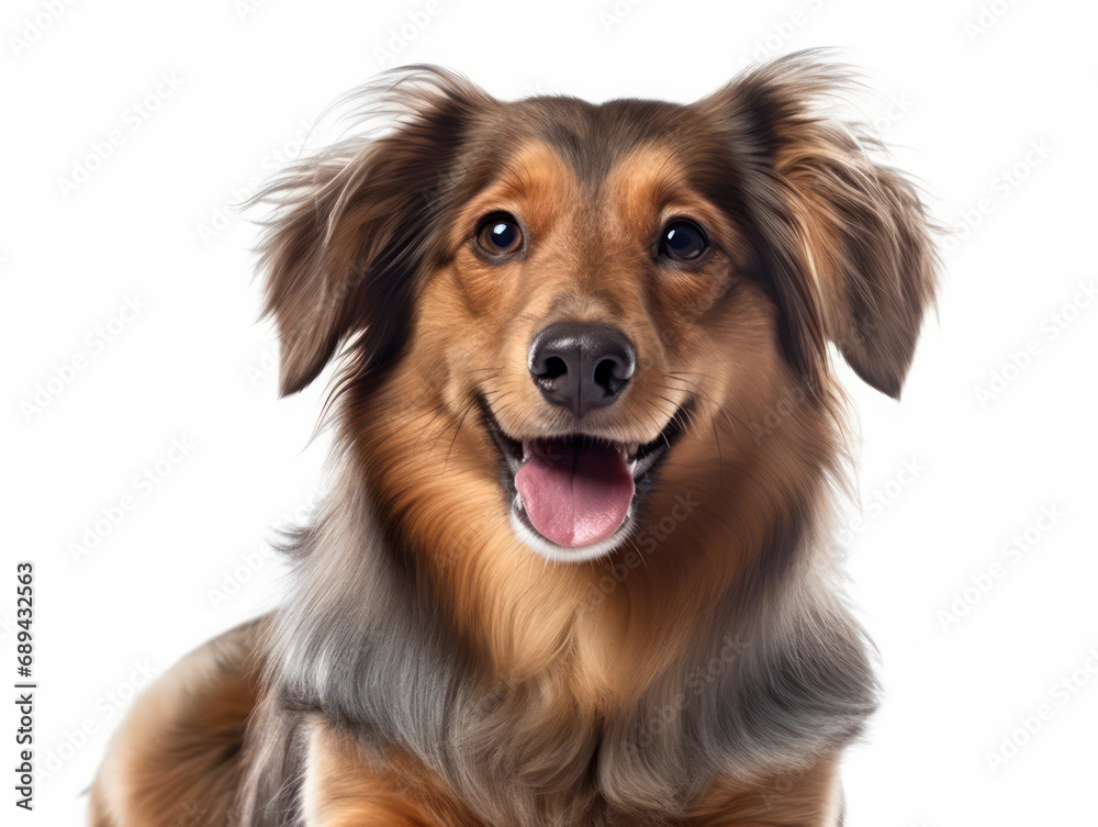 Dachhund Dog Studio Shot Isolated on Clear Background, Generative AI