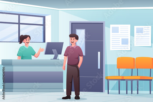 Medical and Healthcare Flat Design Illustration
