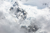 Mountains covered with Snow, mount cook, New Zealand
