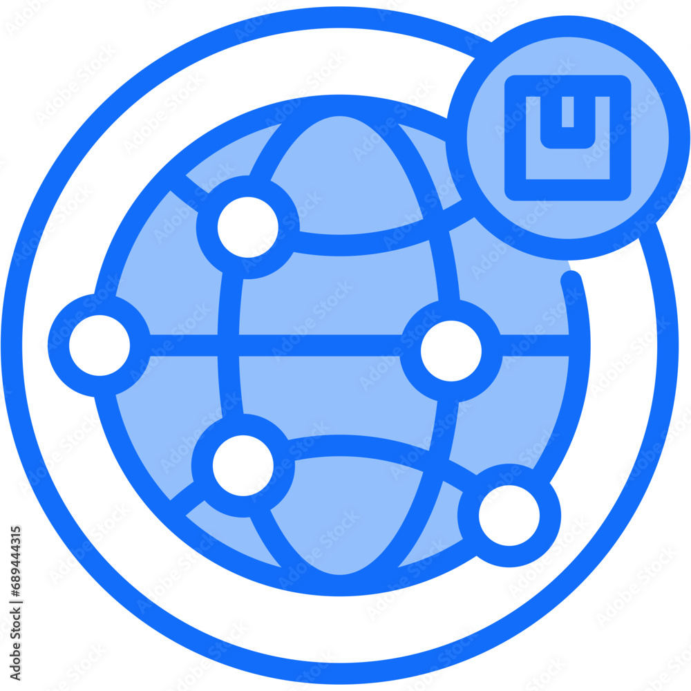 Global Network Icon Global Network Icon