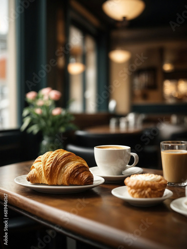 croissant and cup of coffee © Noi