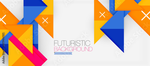 Free Download Triangle Vector Background Illustration For Wallpaper, Banner, Background, Card, Book Illustration, landing page - GFXLoad