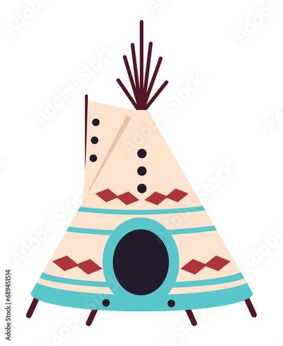 teepee native america traditional