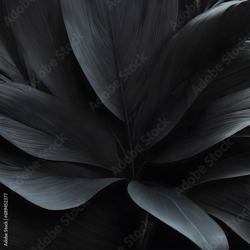 Matte texture, offering a more subtle and natural look to the tropical leaf background