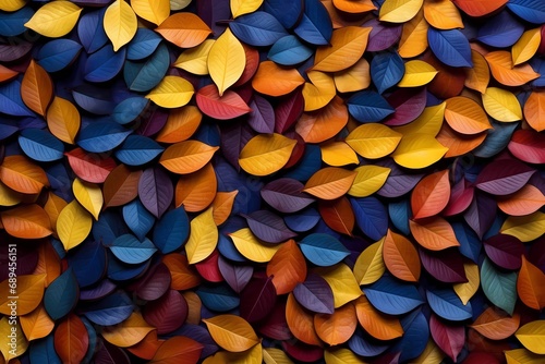 A Ground-Covering Array Of Vibrant Foliage Patterns