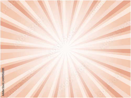 カラフルに放射する集中線背景素材_レッド