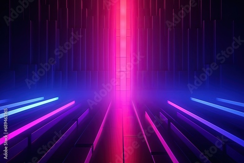 Party Pulse Abstract Neon Waves Fantastic Fusion Neon Lightscape,Neon Dance Floor Background