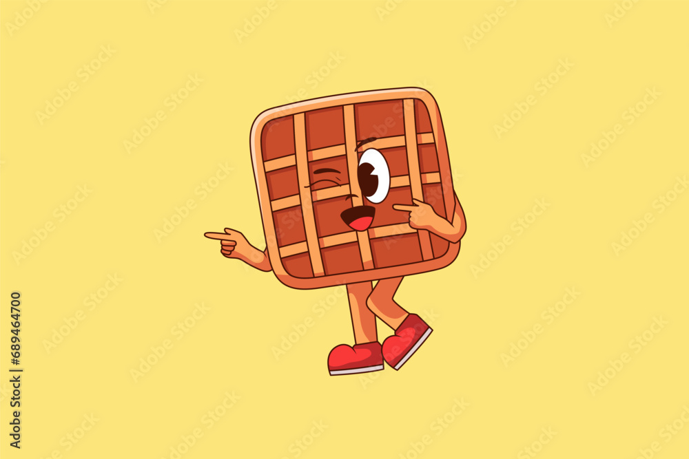 Cute Sweet Food Character Design Illustration