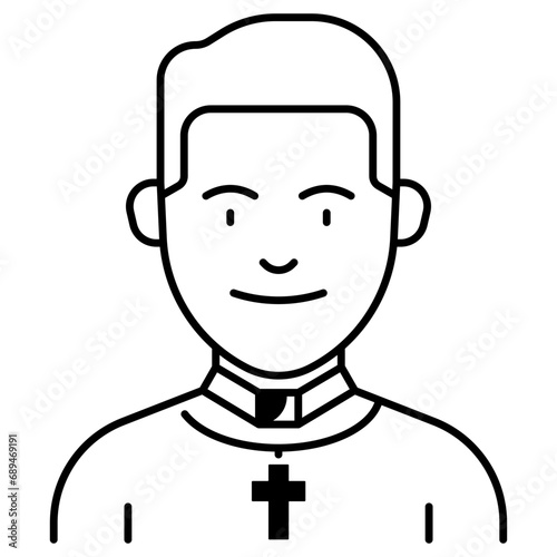 Clergyman Icon