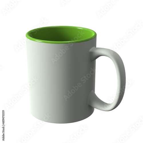 mug mockup 3d illustration.
