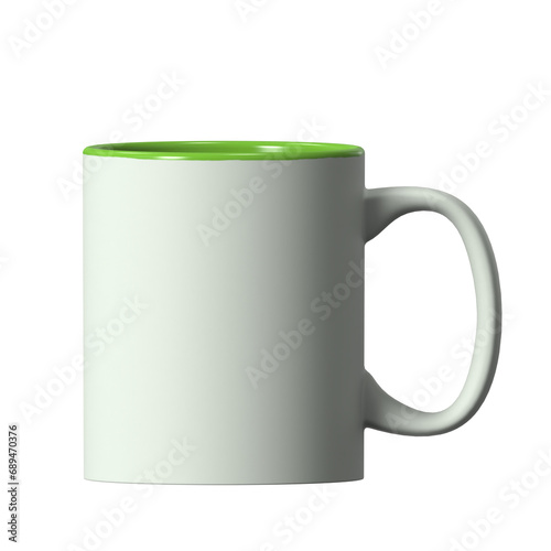 mug mockup 3d illustration.