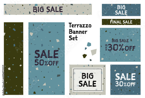 バナーセット_テラゾ柄