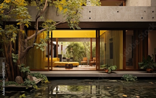 Modern courtyard house