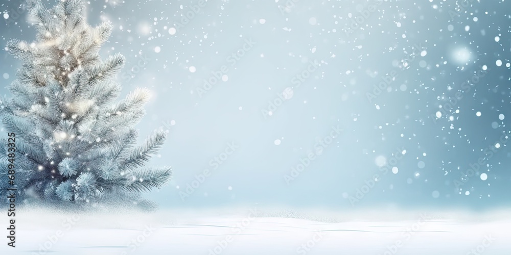 Winter wonderland. Serene seasonal scene with snowy forest icy trees and blue sky creating beautiful christmas background with fresh xmas snowfall and frosty decorations Winter wonderland. Serene seasonal scene with snowy forest icy trees and blue sky creating beautiful christmas background with fresh xmas snowfall and frosty decorations