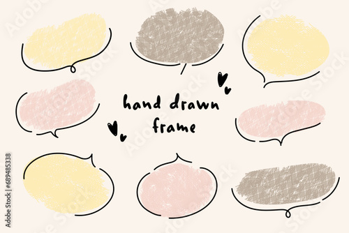 手描きの吹き出し