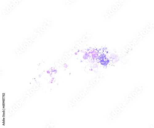 spot graphics purple color on white